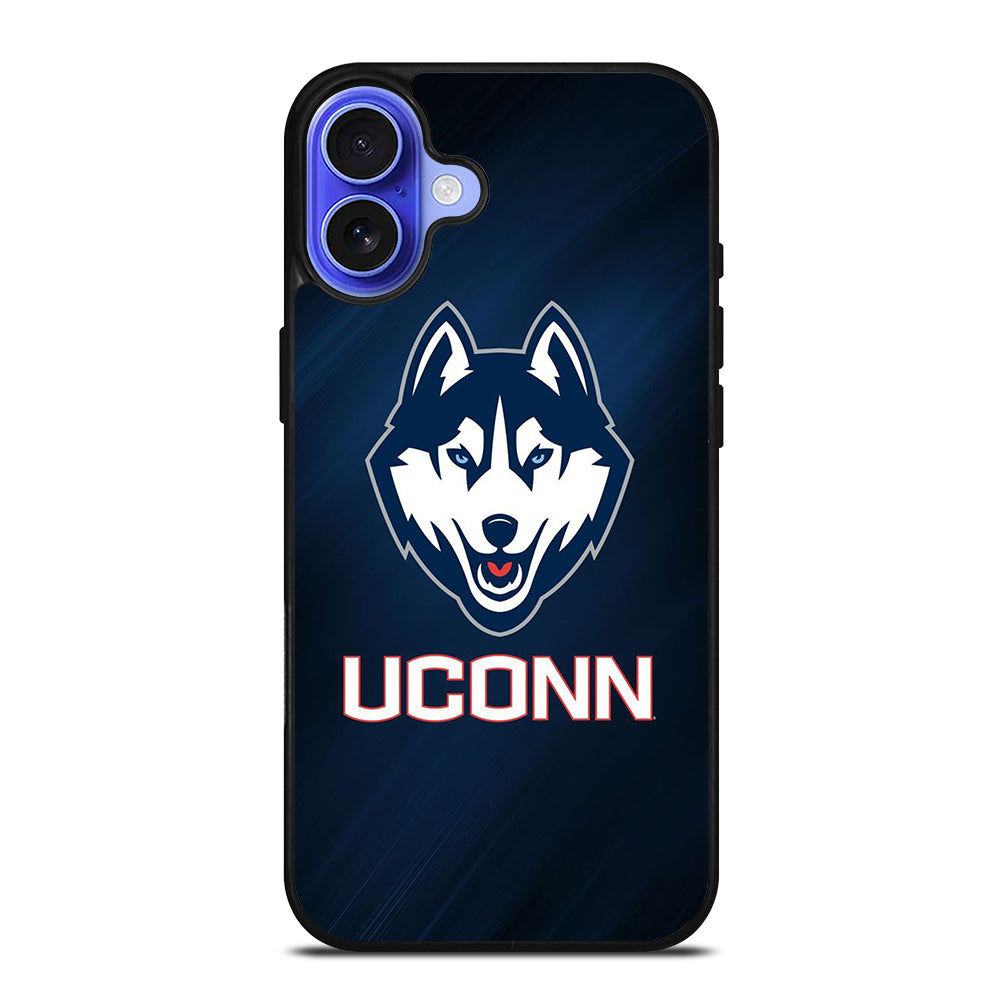 UCONN HUSKIES BASKETBALL LOGO NBA LOGO iPhone 16 Case Cover