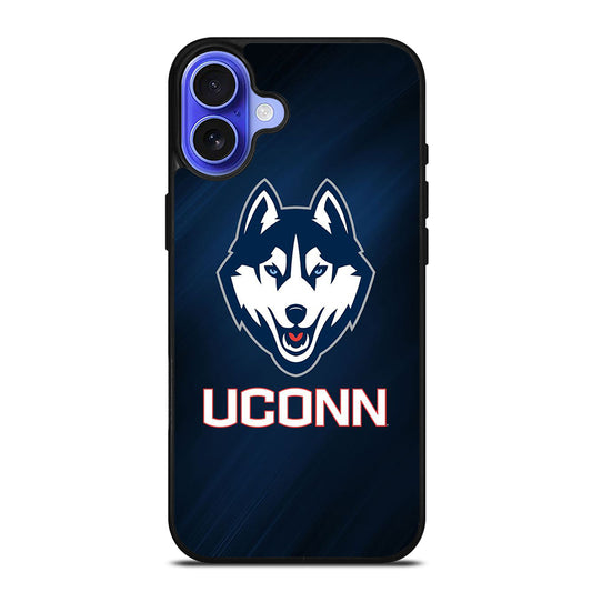 UCONN HUSKIES BASKETBALL LOGO NBA LOGO iPhone 16 Case Cover