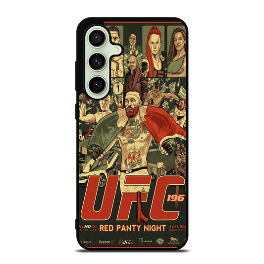 UFC LOGO FIGHTING POSTER Samsung Galaxy S24 FE Case Cover