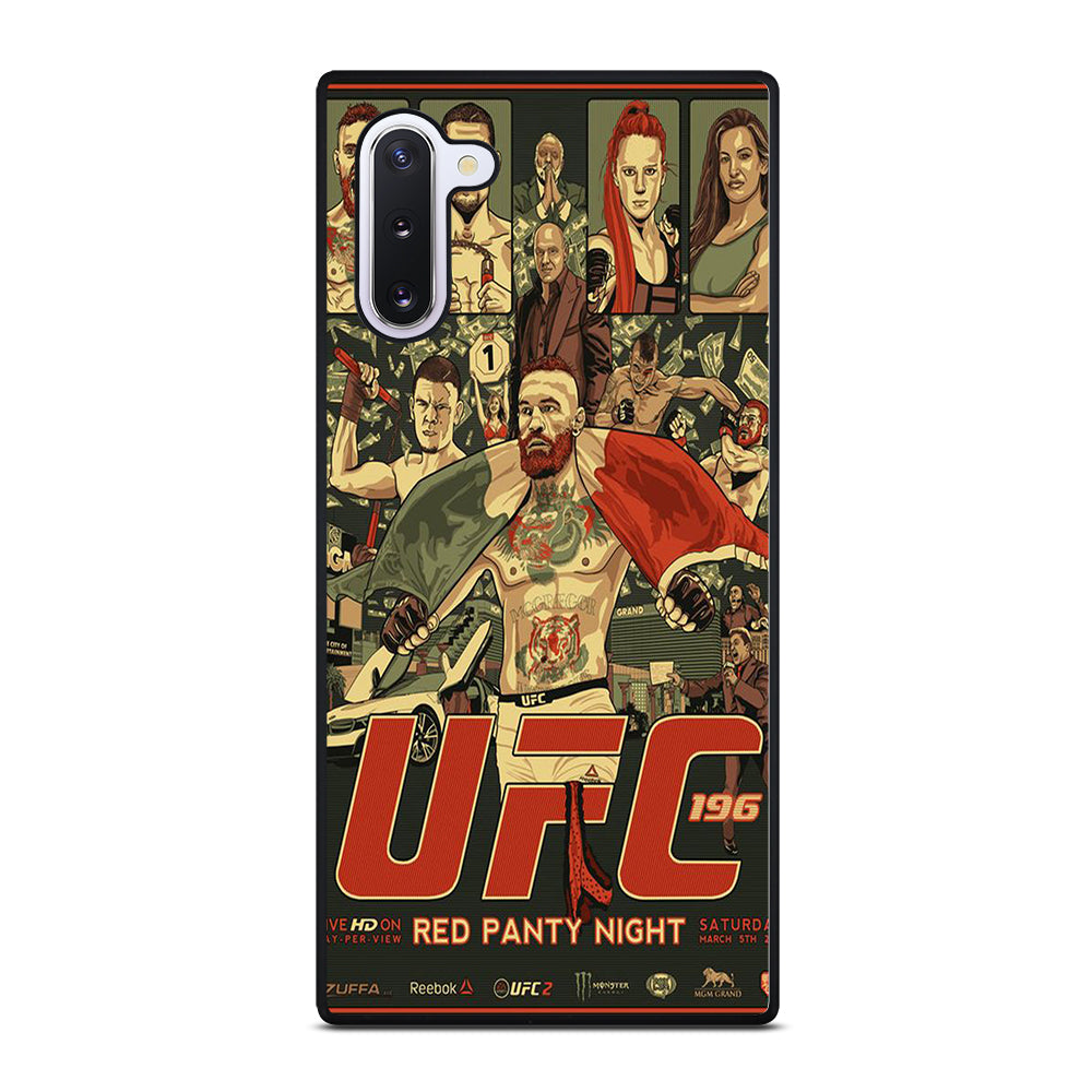 UFC LOGO FIGHTING POSTER Samsung Galaxy Note 10 Case Cover