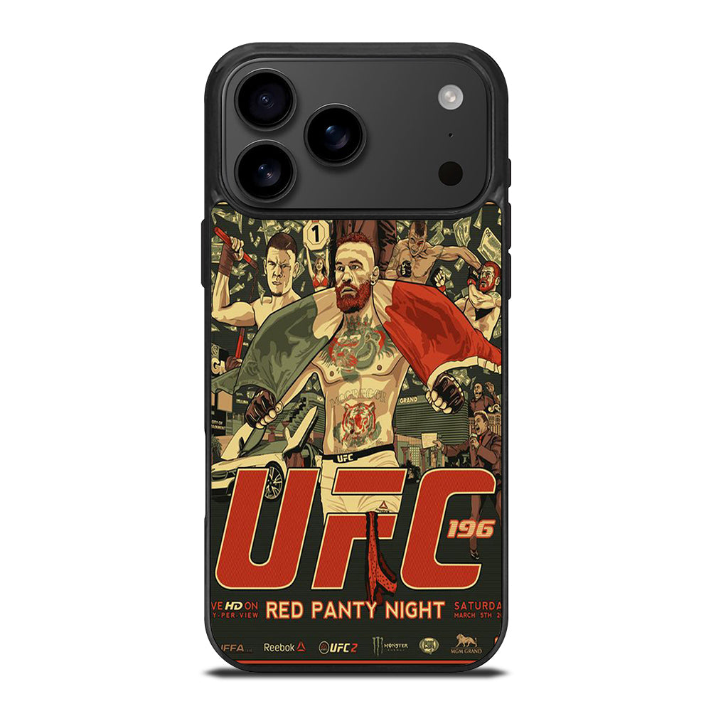 UFC LOGO FIGHTING POSTER iPhone 17 Pro Max Case Cover