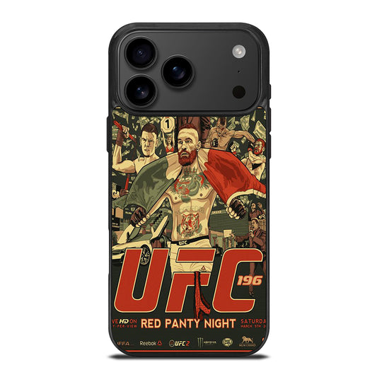 UFC LOGO FIGHTING POSTER iPhone 17 Pro Max Case Cover
