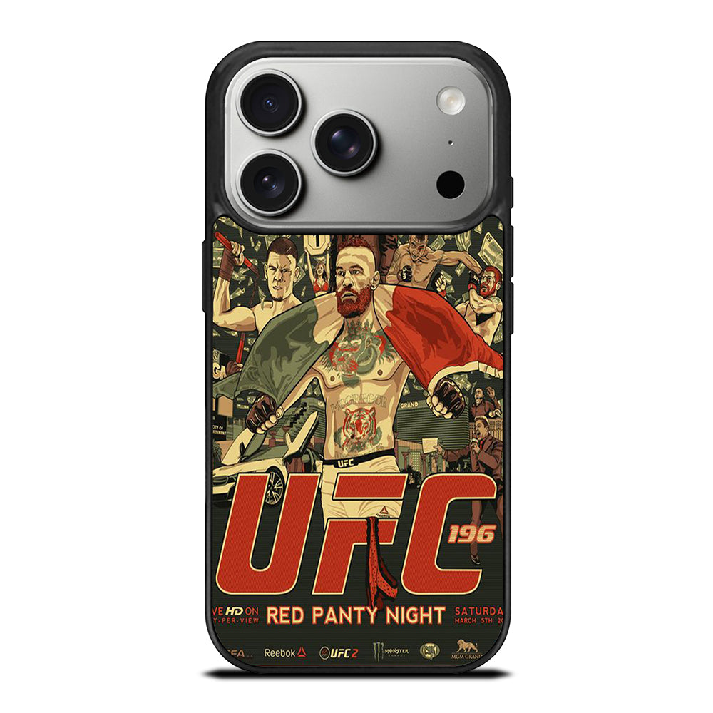 UFC LOGO FIGHTING POSTER iPhone 17 Pro Case Cover