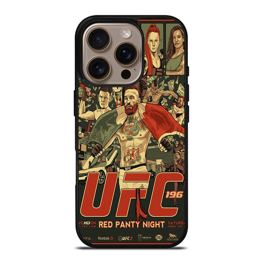 UFC LOGO FIGHTING POSTER iPhone 16 Pro Case Cover