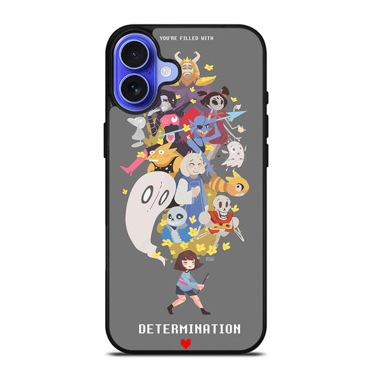 UNDERTALE CHARACTER CARTOON iPhone 16 Case Cover