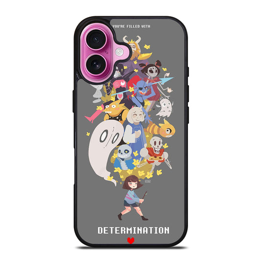 UNDERTALE CHARACTER CARTOON iPhone 16 Plus Case Cover