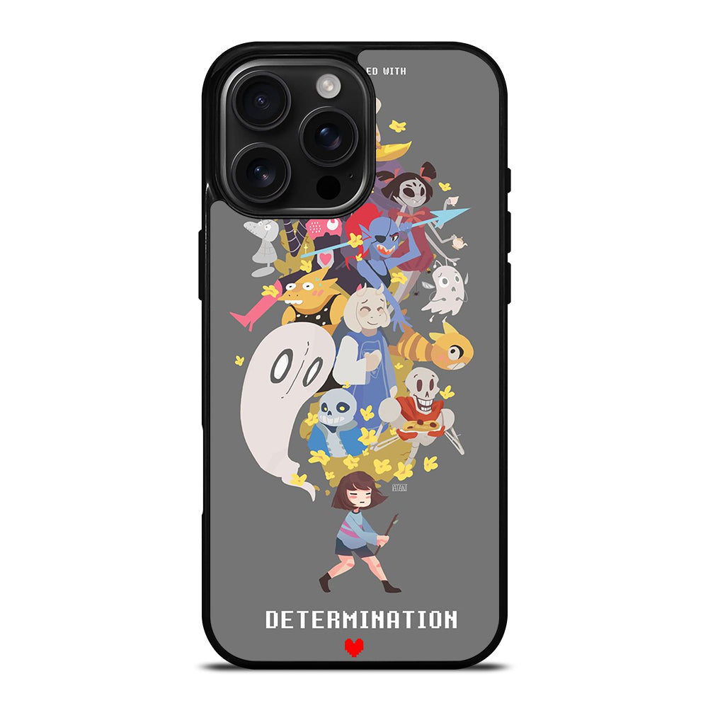 UNDERTALE CHARACTER CARTOON iPhone 16 Pro Max Case Cover