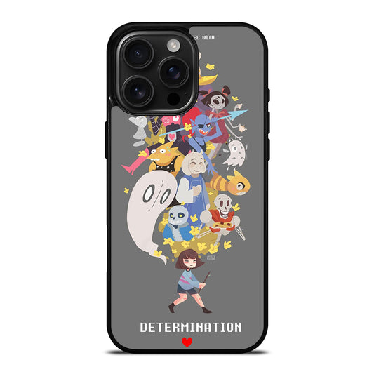 UNDERTALE CHARACTER CARTOON iPhone 16 Pro Max Case Cover