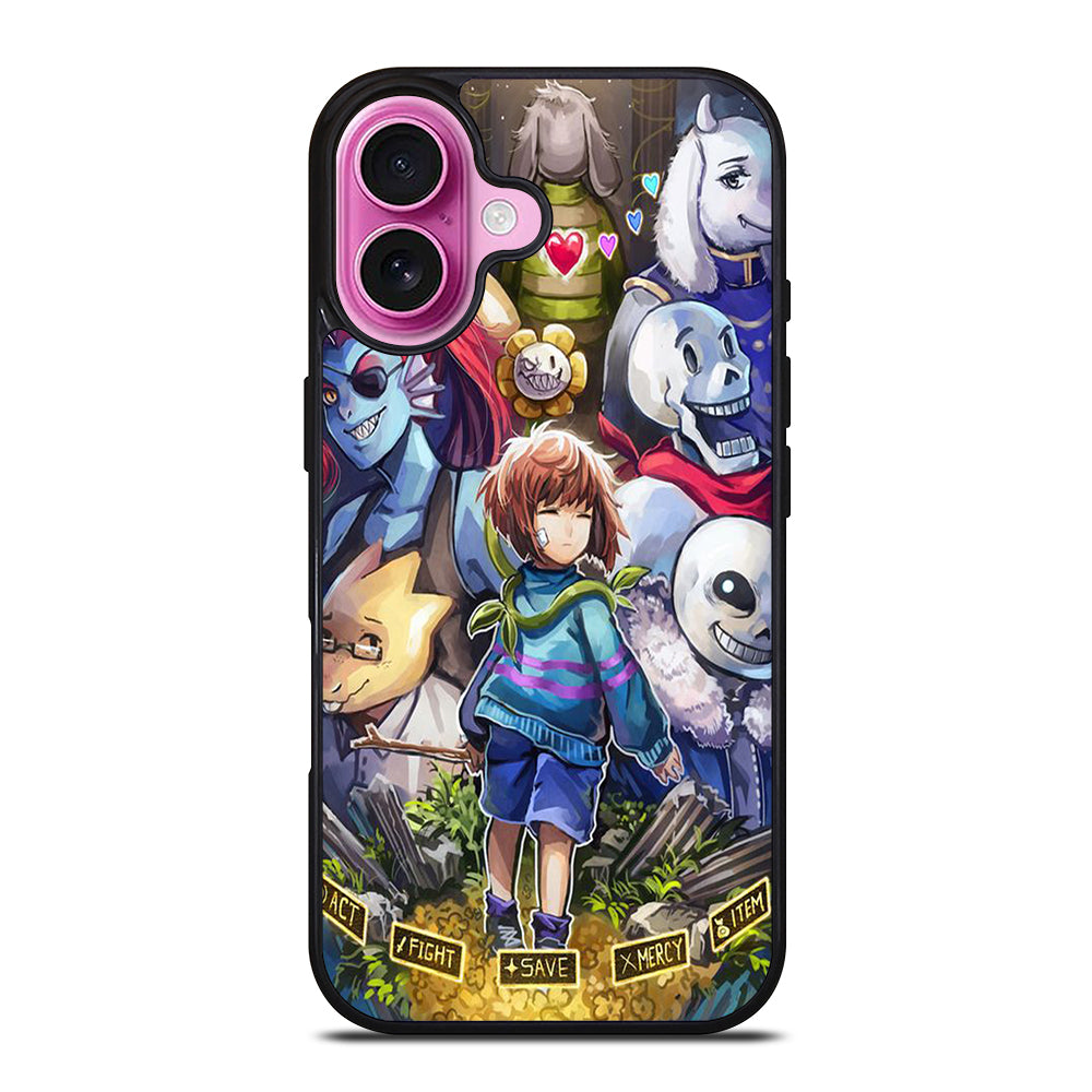 UNDERTALE CHARACTER iPhone 16 Plus Case Cover