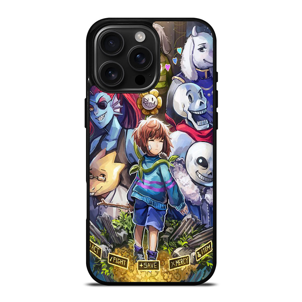 UNDERTALE CHARACTER iPhone 16 Pro Max Case Cover