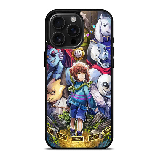 UNDERTALE CHARACTER iPhone 16 Pro Max Case Cover