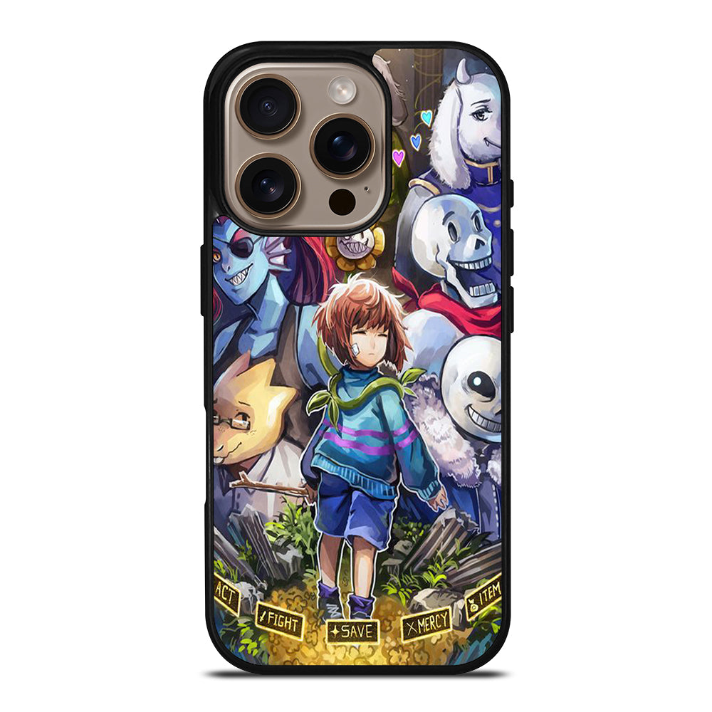 UNDERTALE CHARACTER iPhone 16 Pro Case Cover