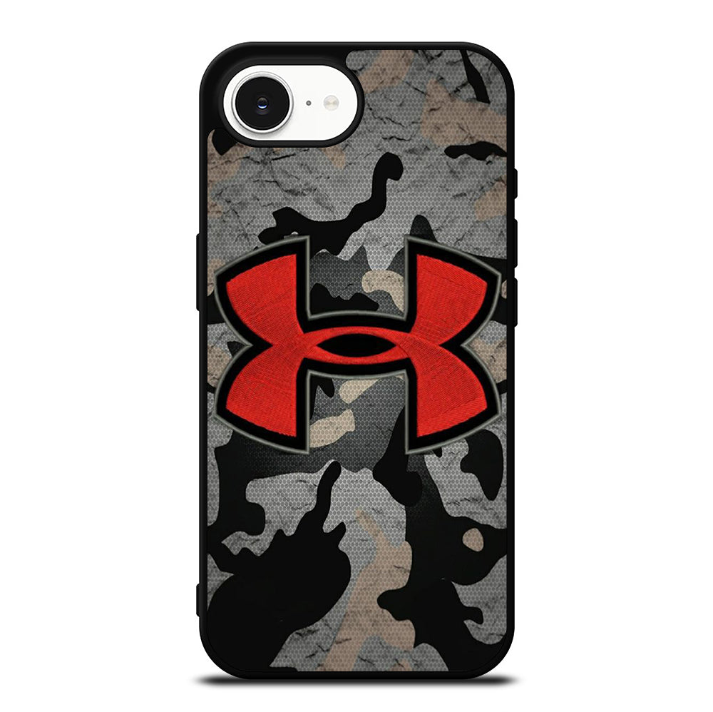 UNDER ARMOUR CAMO RED LOGO iPhone 16e Case Cover