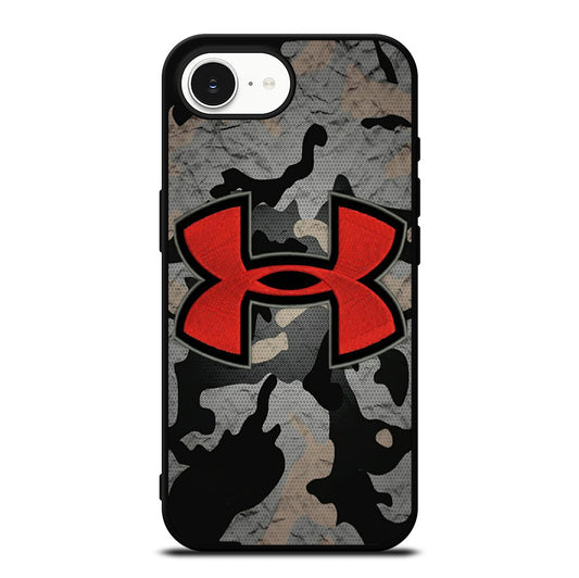 UNDER ARMOUR CAMO RED LOGO iPhone 16e Case Cover