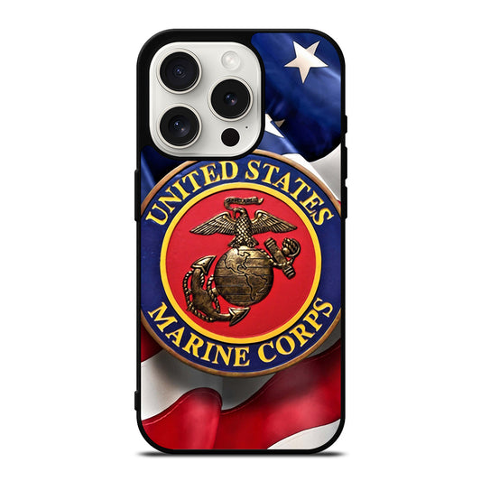 UNITED STATES MARINE CORPS LOGO 1 iPhone 15 Pro Case Cover