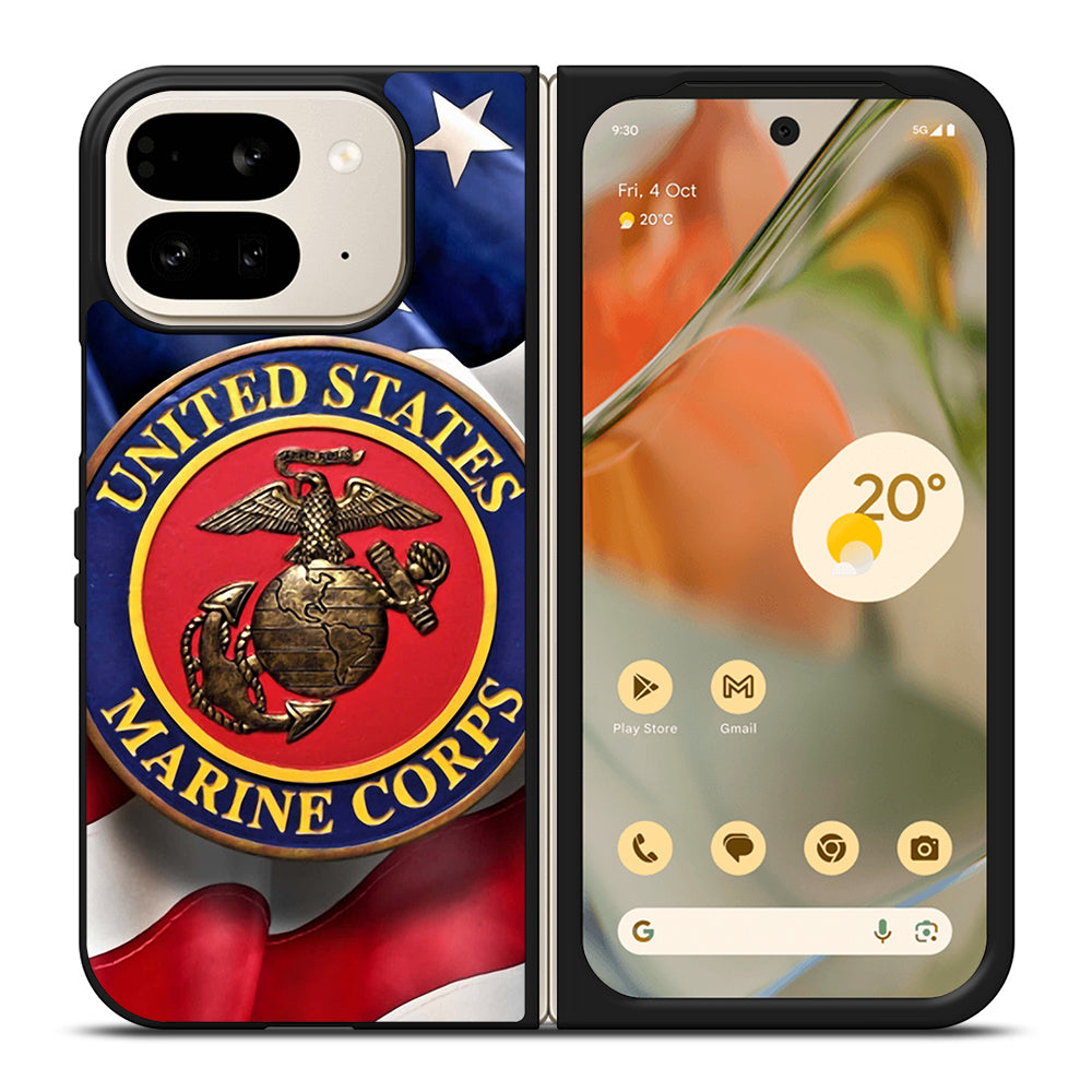 UNITED STATES MARINE CORPS LOGO 1 Google Pixel 9 Pro Fold Case Cover