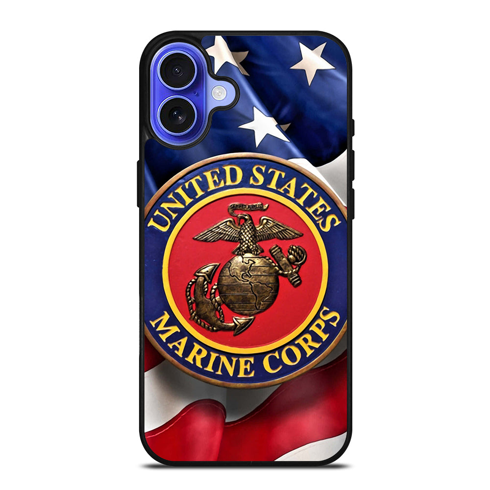 UNITED STATES MARINE CORPS LOGO 1 iPhone 16 Case Cover