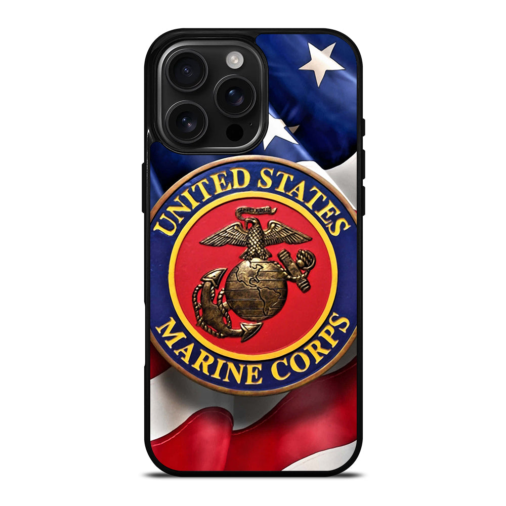 UNITED STATES MARINE CORPS LOGO 1 iPhone 16 Pro Max Case Cover