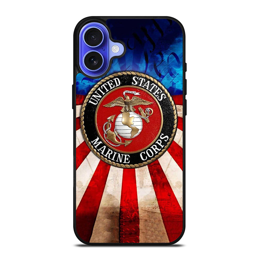 UNITED STATES MARINE CORPS LOGO 2 iPhone 16 Case Cover