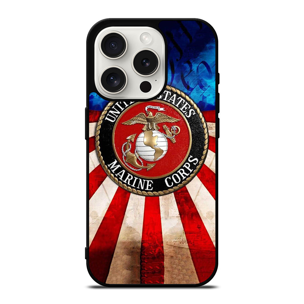 UNITED STATES MARINE CORPS LOGO 2 iPhone 15 Pro Case Cover