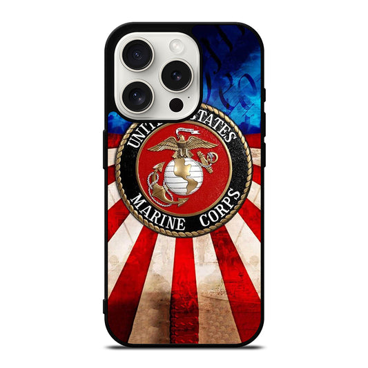 UNITED STATES MARINE CORPS LOGO 2 iPhone 15 Pro Case Cover