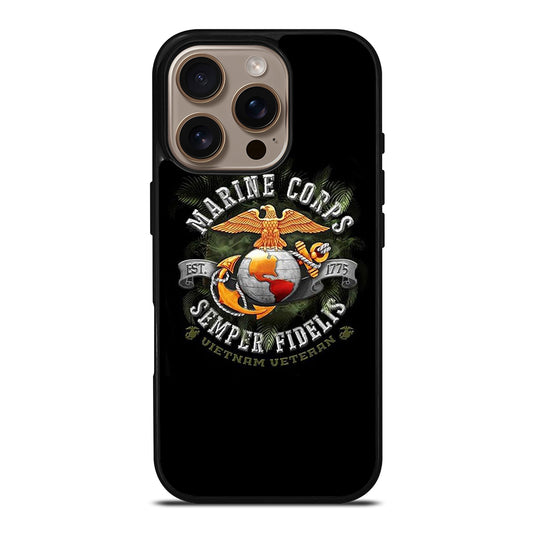 UNITED STATES MARINE CORPS LOGO 3 iPhone 16 Pro Case Cover