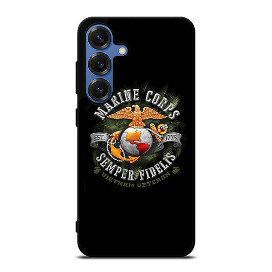 UNITED STATES MARINE CORPS LOGO 3 Samsung Galaxy S25 Case Cover