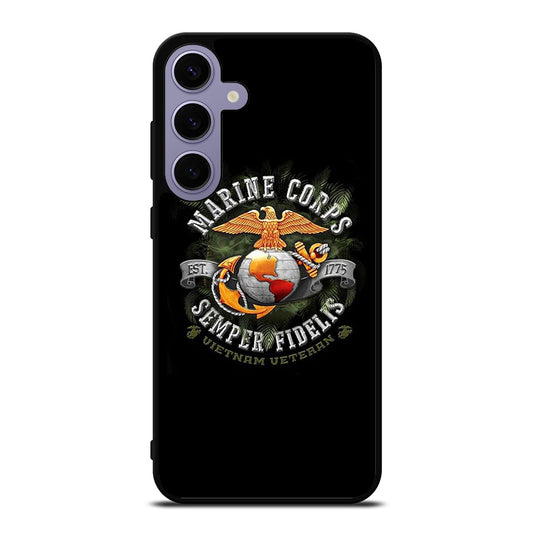 UNITED STATES MARINE CORPS LOGO 3 Samsung Galaxy S24 Plus Case Cover
