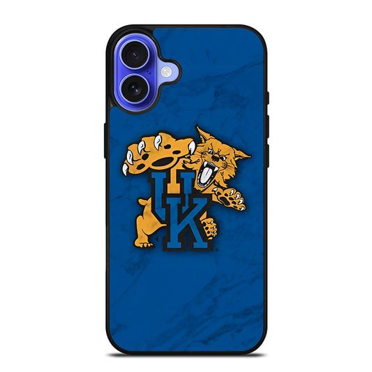 UNIVERSITY OF KENTUCKY UK MARBLE LOGO iPhone 16 Case Cover