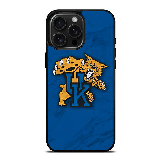 UNIVERSITY OF KENTUCKY UK MARBLE LOGO iPhone 16 Pro Max Case Cover