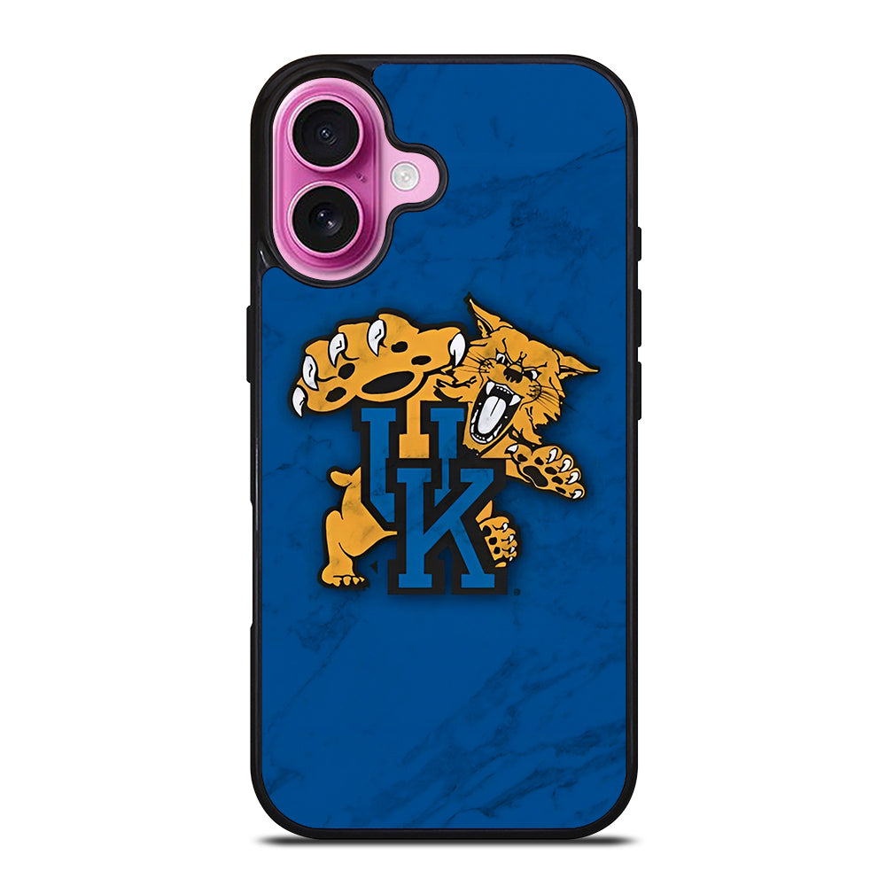 UNIVERSITY OF KENTUCKY UK MARBLE LOGO iPhone 16 Plus Case Cover