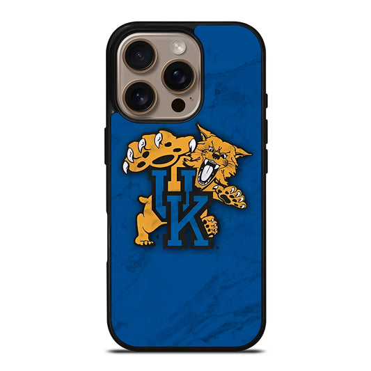 UNIVERSITY OF KENTUCKY UK MARBLE LOGO iPhone 16 Pro Case Cover