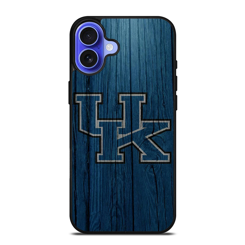 UNIVERSITY OF KENTUCKY UK WOODEN iPhone 16 Case Cover