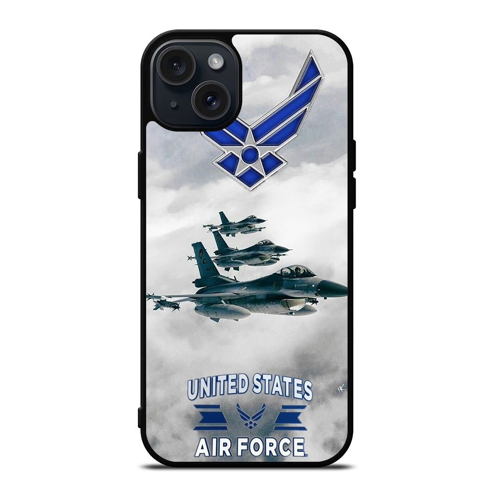 USAF UNITED STATES AIR FORCES iPhone 15 Plus Case Cover