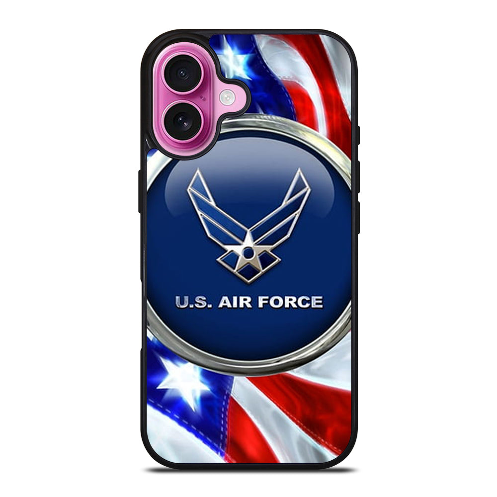 USAF UNITED STATES AIR FORCES EMBLEM iPhone 16 Plus Case Cover