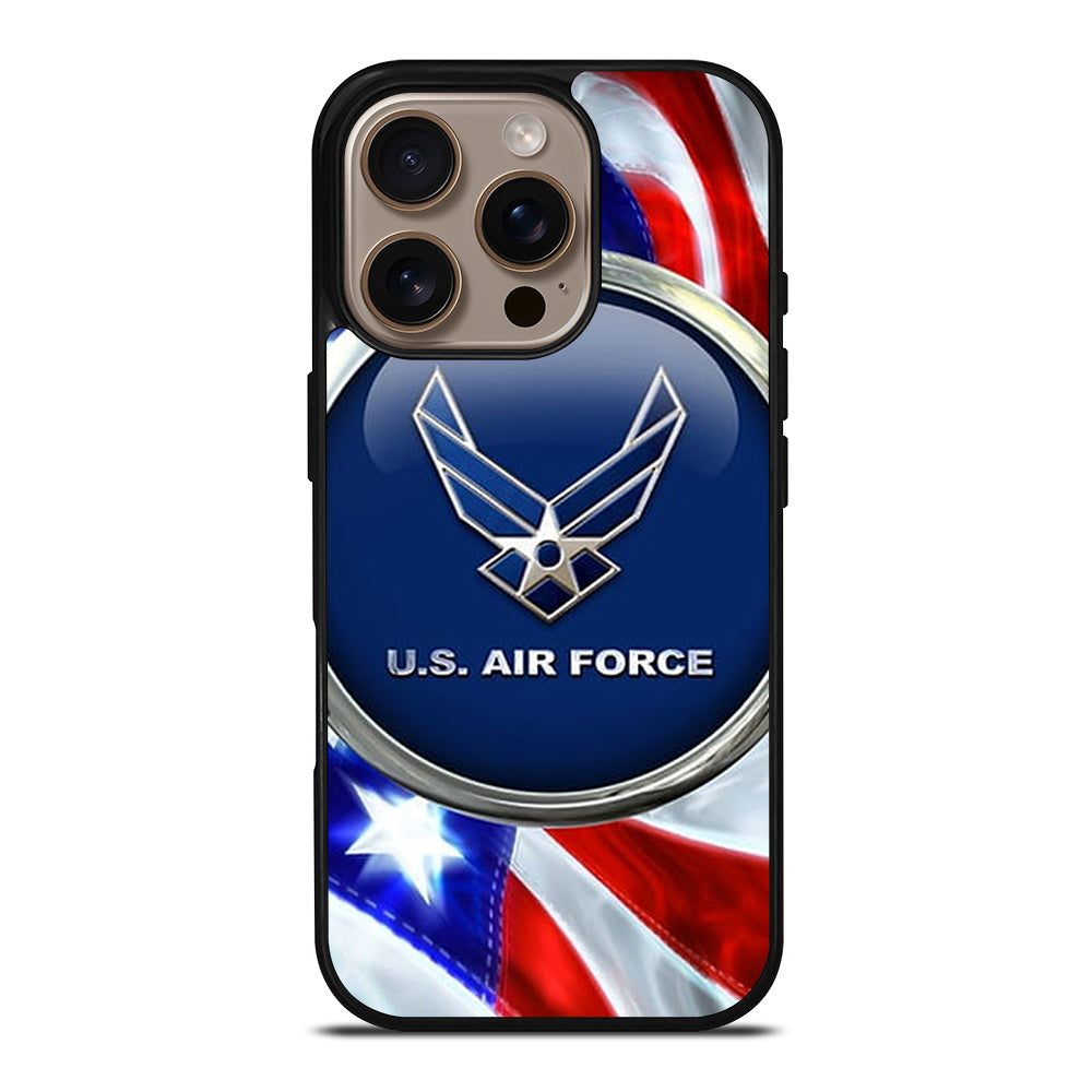 USAF UNITED STATES AIR FORCES EMBLEM iPhone 16 Pro Case Cover