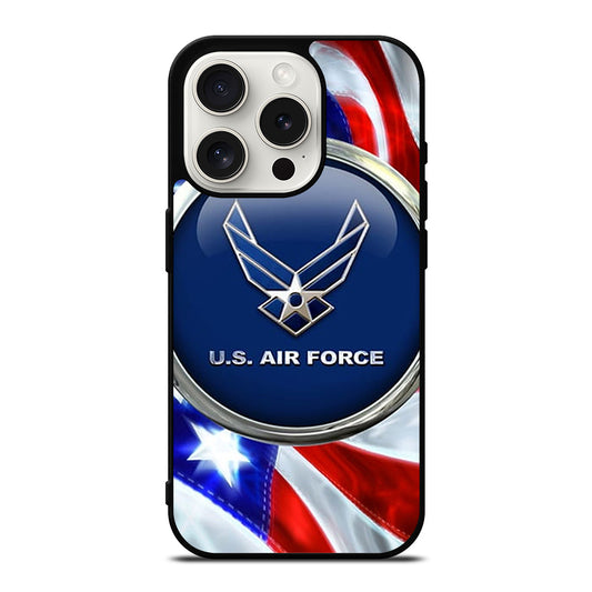 USAF UNITED STATES AIR FORCES EMBLEM iPhone 15 Pro Case Cover