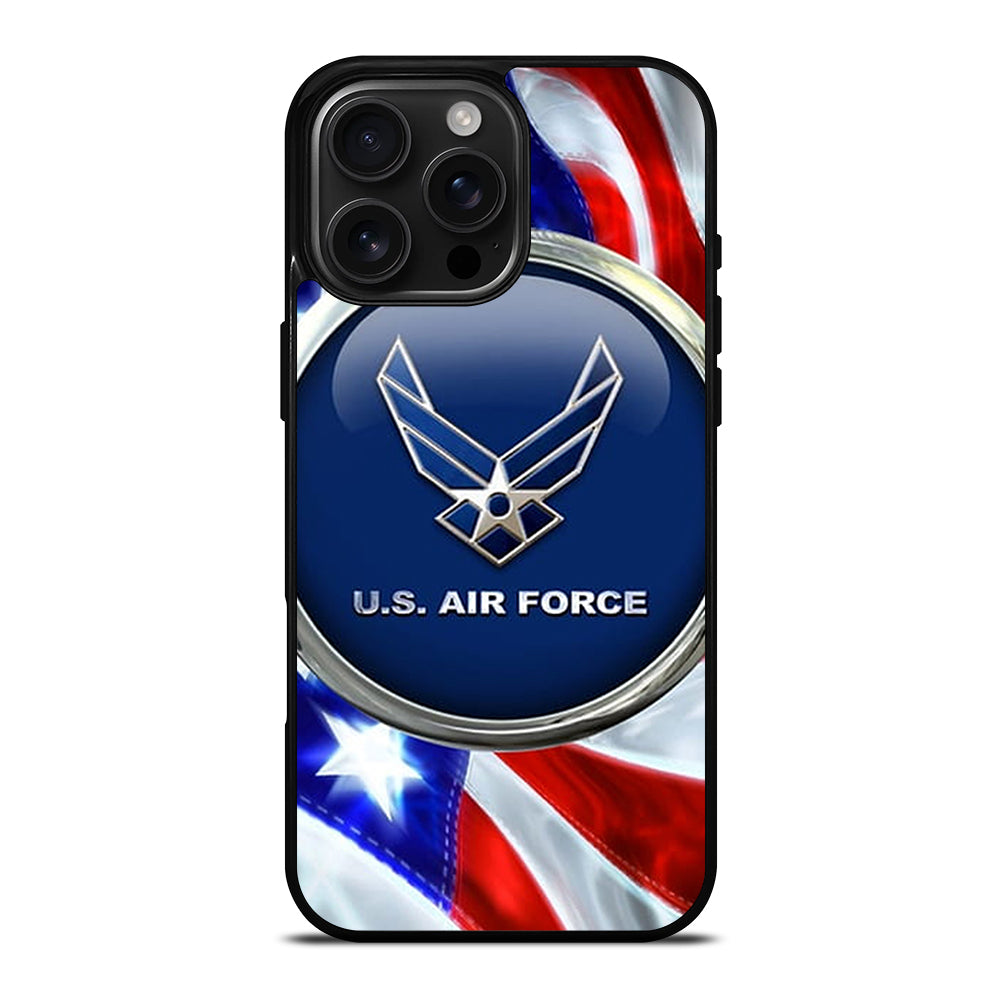 USAF UNITED STATES AIR FORCES EMBLEM iPhone 16 Pro Max Case Cover
