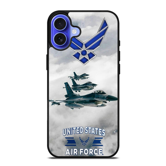 USAF UNITED STATES AIR FORCES iPhone 16 Case Cover