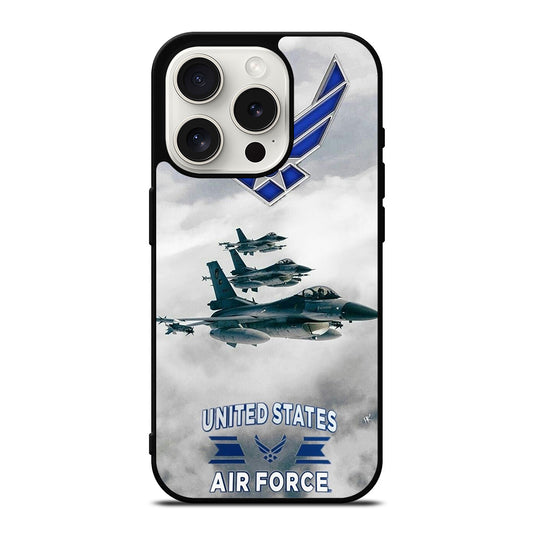 USAF UNITED STATES AIR FORCES iPhone 15 Pro Case Cover