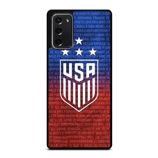 USA SOCCER TEAM SYMBOL 3 Samsung Galaxy Note 20 Case Cover