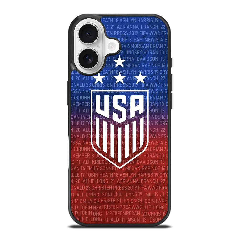 USA SOCCER TEAM SYMBOL 3 iPhone 17 Case Cover