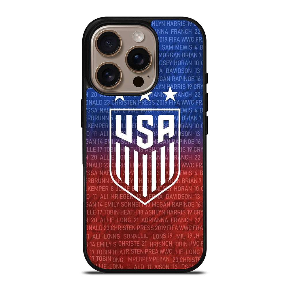 USA SOCCER TEAM SYMBOL 3 iPhone 16 Pro Case Cover