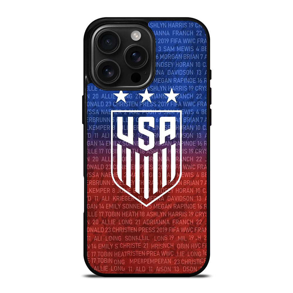 USA SOCCER TEAM SYMBOL 3 iPhone 16 Pro Max Case Cover
