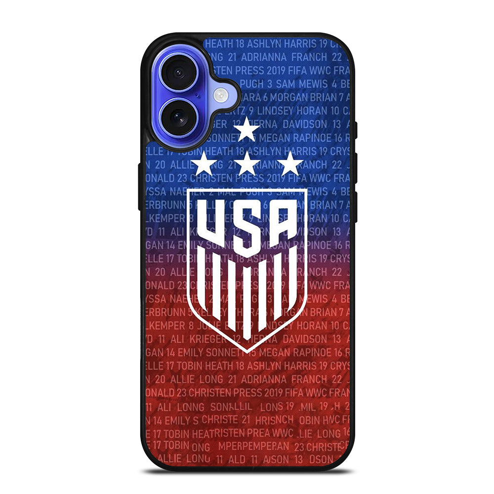 USA SOCCER TEAM SYMBOL 3 iPhone 16 Case Cover