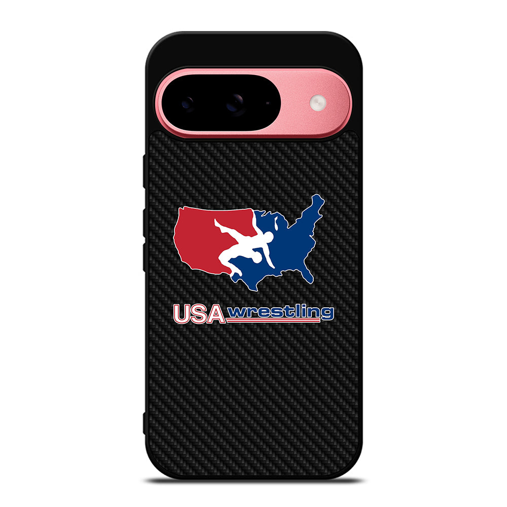 USA WRESTLING CARBON LOGO Google Pixel 9 Case Cover