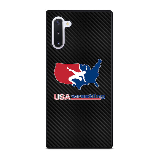 USA WRESTLING CARBON LOGO Samsung Galaxy Note 10 Case Cover