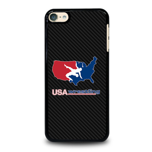 USA WRESTLING CARBON LOGO iPod Touch 6 Case Cover