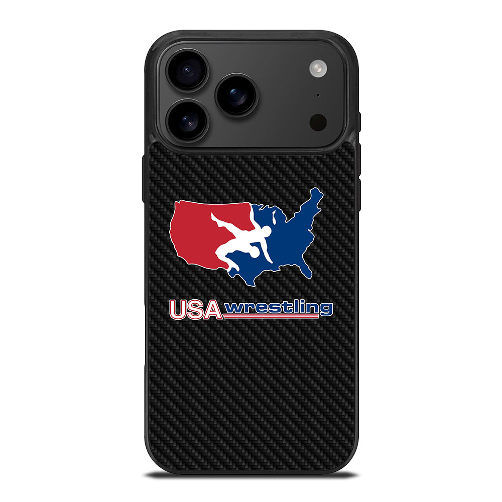 USA WRESTLING CARBON LOGO iPhone 17 Pro Max Case Cover