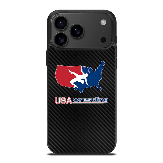 USA WRESTLING CARBON LOGO iPhone 17 Pro Max Case Cover
